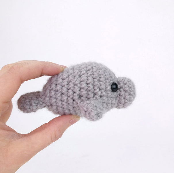 Free Crochet Pattern - Baby Manatee