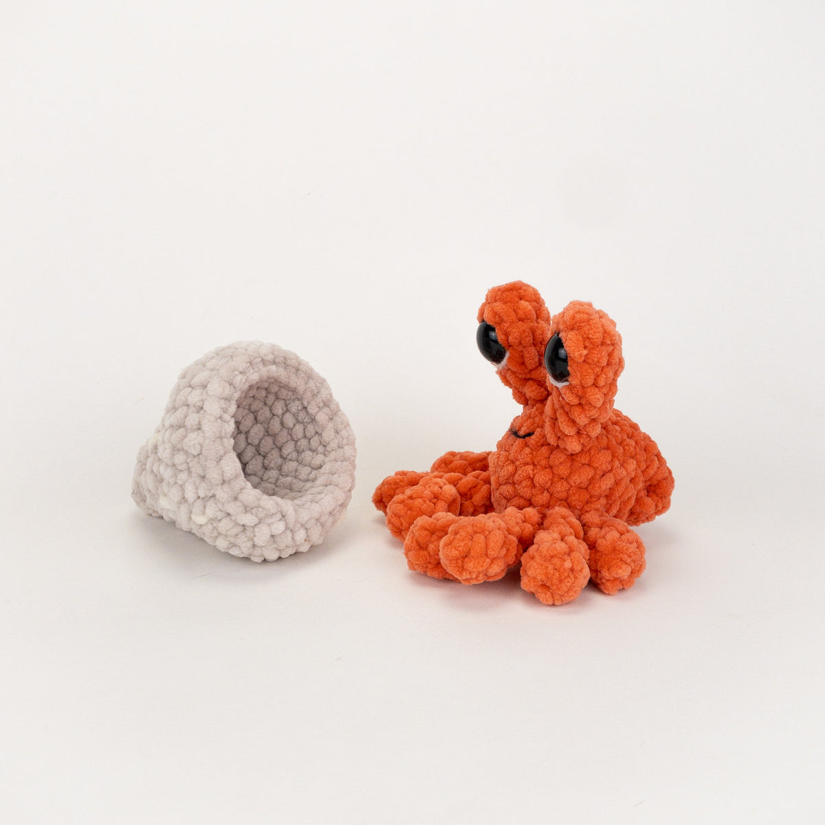 Plush Horatio the Hermit Crab – Theresas Crochet Shop