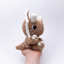 Load image into Gallery viewer, Plush Theodore the Triceratops