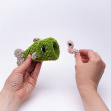 Load image into Gallery viewer, Baby Bass and Worm - NO SEW