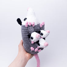 Load image into Gallery viewer, Mama and Babies Opossum Pattern Set