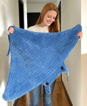 Load image into Gallery viewer, Plush Maverick the Manta Ray - NO SEW