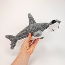 Load image into Gallery viewer, Plush Hector the Hammerhead Shark
