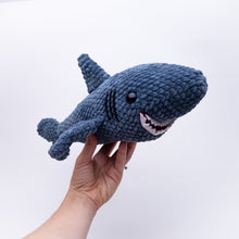 Load image into Gallery viewer, Sullivan the Hungry Shark - with Mouth Pocket!