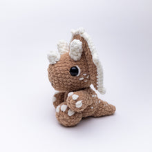 Load image into Gallery viewer, Plush Theodore the Triceratops