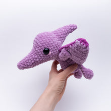 Load image into Gallery viewer, Plush Petra the Pterodactyl Dinosaur