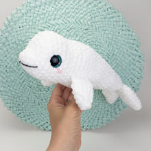 Load image into Gallery viewer, 4 Plush Patterns Pack - Beluga, Hammerhead, Shark, and Whale Shark
