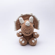 Load image into Gallery viewer, Plush Theodore the Triceratops