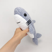 Load image into Gallery viewer, 4 Plush Patterns Pack - Beluga, Hammerhead, Shark, and Whale Shark