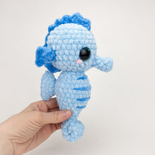 Load image into Gallery viewer, Sapphire the Plush Seahorse