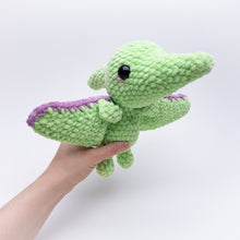 Load image into Gallery viewer, Plush Petra the Pterodactyl Dinosaur