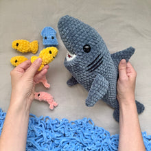 Load image into Gallery viewer, Sullivan the Hungry Shark - with Mouth Pocket!