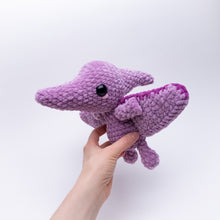 Load image into Gallery viewer, Plush Petra the Pterodactyl Dinosaur