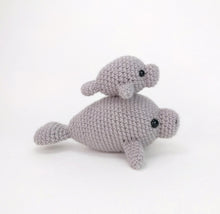 Load image into Gallery viewer, Mama and Baby Manatee