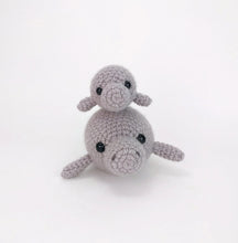 Load image into Gallery viewer, Mama and Baby Manatee