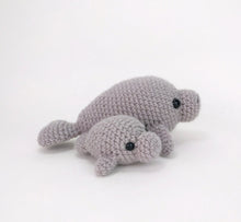 Load image into Gallery viewer, Mama and Baby Manatee