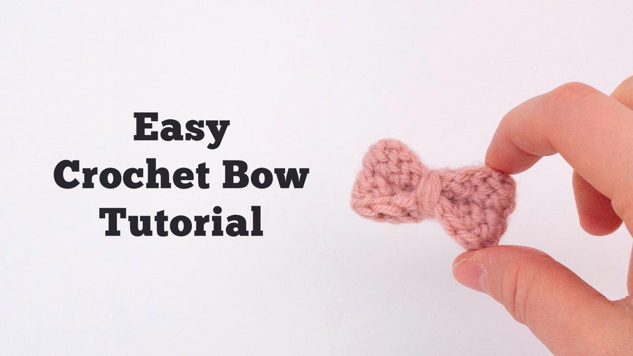 Free Crochet Pattern - A Bow (takes 10 min!)