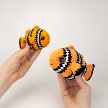 Load image into Gallery viewer, Plush Coral the Clownfish Pattern - Low Sew
