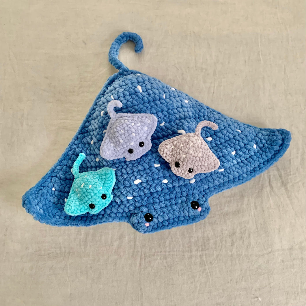 2-Pattern Pack: Mega and Mini Ray Pattern Set - DIGITAL Patterns