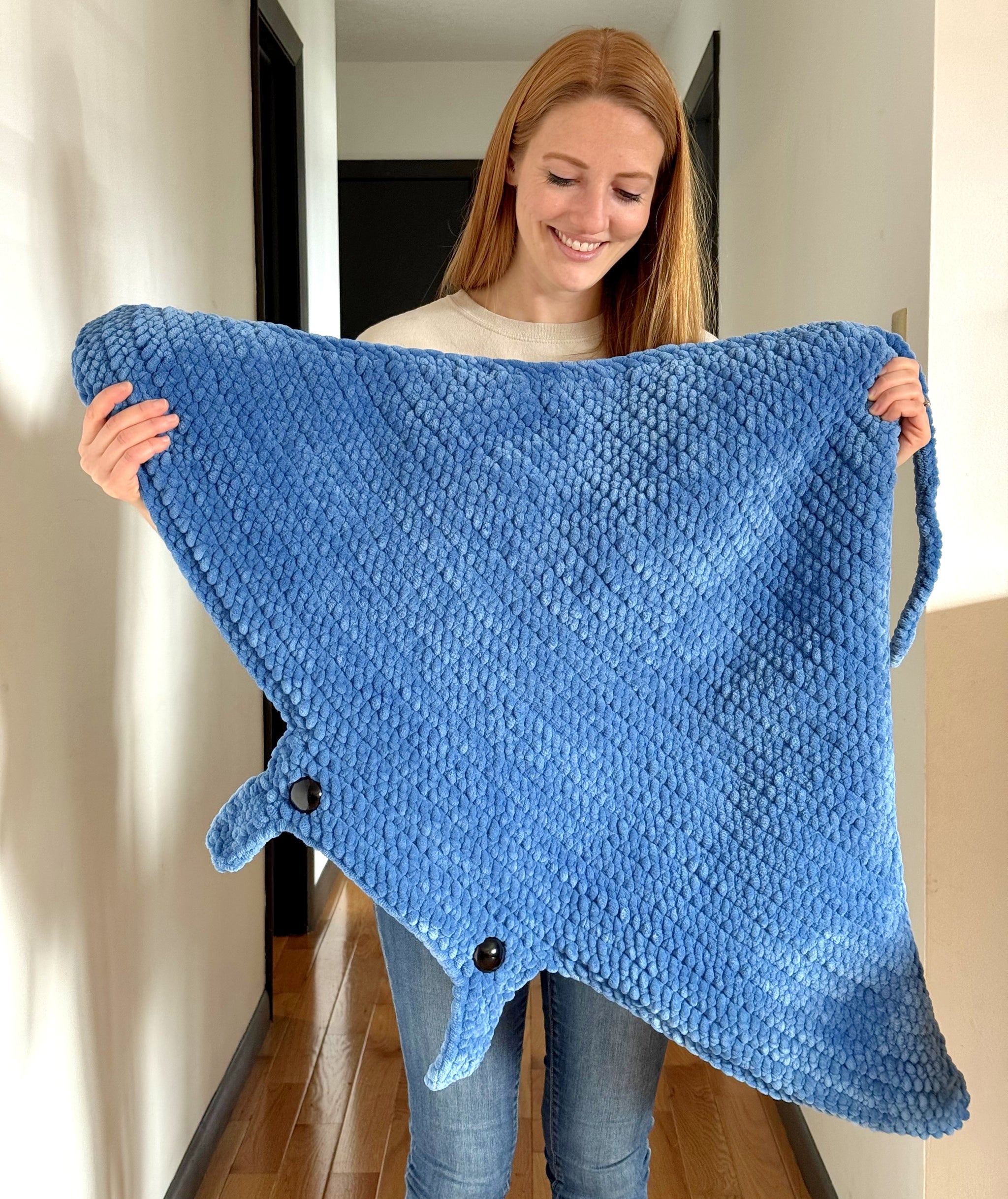 manta様用です°・*:.。.☆ Plush Maverick the Manta Ray - NO SEW – Theresas Crochet Shop