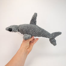 Load image into Gallery viewer, Plush Hector the Hammerhead Shark
