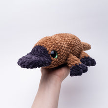 Load image into Gallery viewer, 4 Pattern Pack: Australian animals - Kangaroo, Koala, Baby Platypus, and No-Sew Platypus
