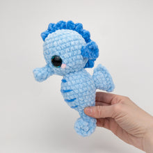 Load image into Gallery viewer, Sapphire the Plush Seahorse
