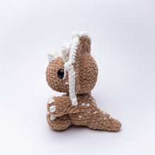 Load image into Gallery viewer, Plush Theodore the Triceratops

