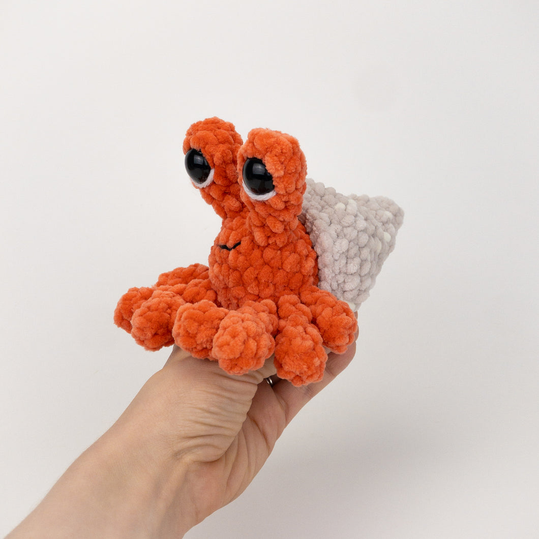 Plush Horatio the Hermit Crab