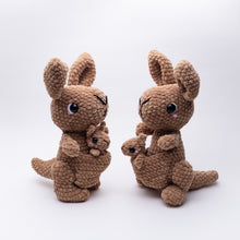 Load image into Gallery viewer, 4 Pattern Pack: Australian animals - Kangaroo, Koala, Baby Platypus, and No-Sew Platypus
