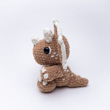 Load image into Gallery viewer, Plush Theodore the Triceratops
