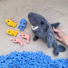 Load image into Gallery viewer, Sullivan the Hungry Shark - with Mouth Pocket!
