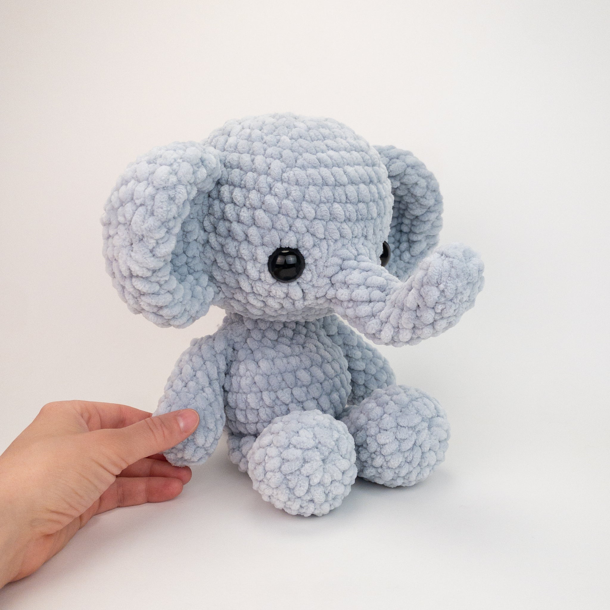 Crochet elephant stuffed animal 2025