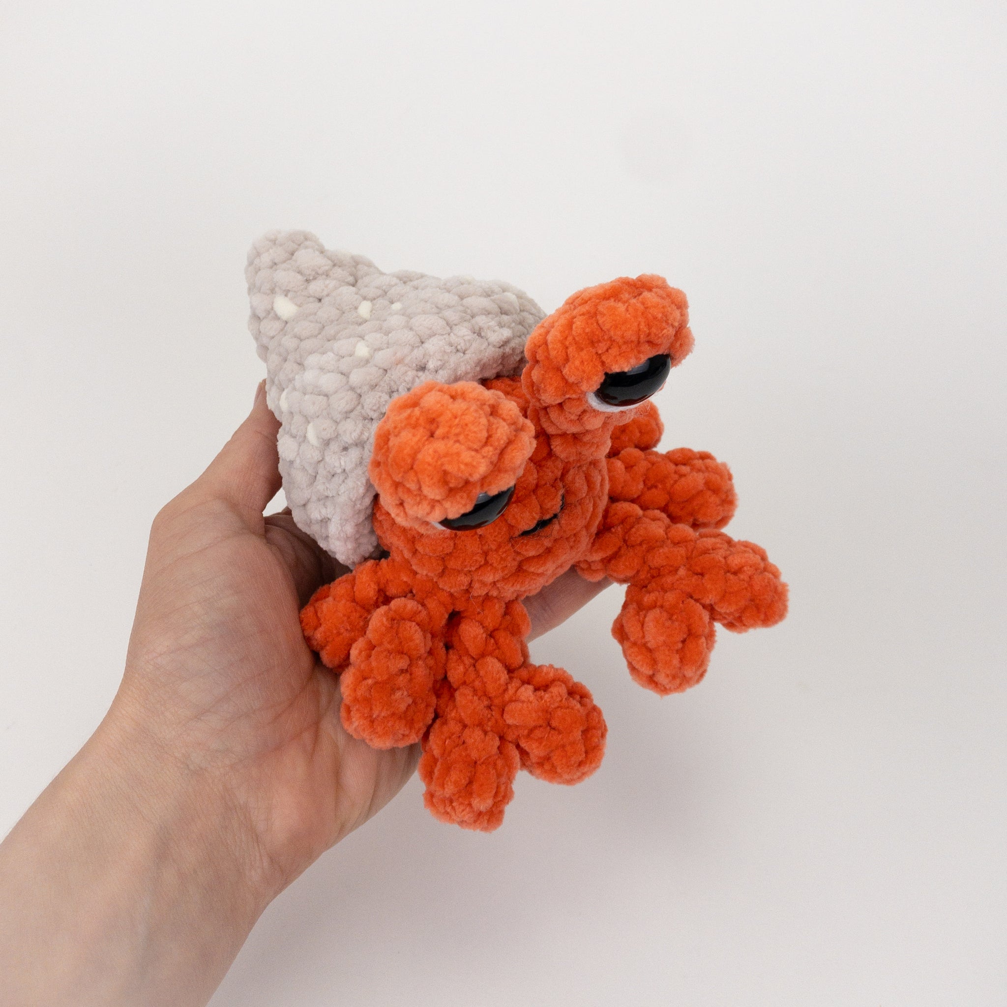 Plush Horatio the Hermit Crab – Theresas Crochet Shop