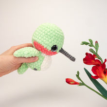 Load image into Gallery viewer, Plush Honey the Hummingbird
