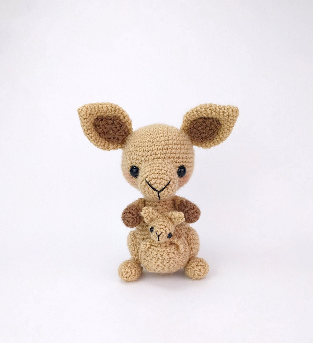 Kangaroo and Baby Crochet Pattern